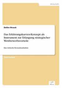 Das Erfahrungskurven-Konzept als Instrument zur Erlangung strategischer Wettbewerbsvorteile