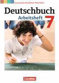 Deutschbuch 7. Schuljahr. Gymnasium Nordrhein-Westfalen. Arbeitsheft mit Lösungen