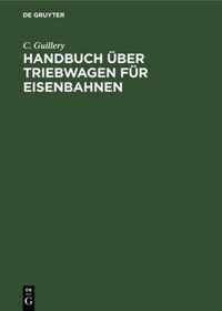 Handbuch UEber Triebwagen Fur Eisenbahnen