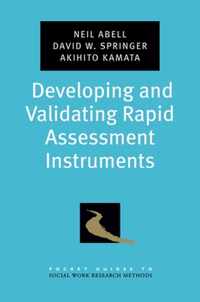 Developing and Validating Rapid Assessment Instruments