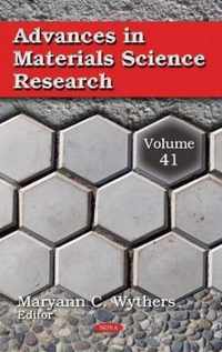 Advances in Materials Science Research