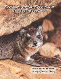 Definitions for Devotions: The Book of Proverbs