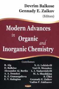 Modern Advances in Organic & Inorganic Chemistry