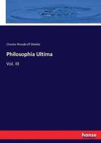 Philosophia Ultima