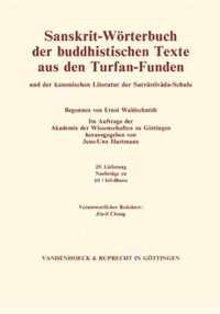 Sanskrit-Worterbuch der buddhistischen Texte aus den Turfan-Funden. Lieferung 29