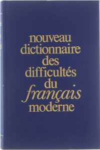 Nouveau dictionnaire des difficultes du francais moderne