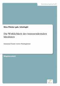 Die Wirklichkeit des transzendentalen Idealisten