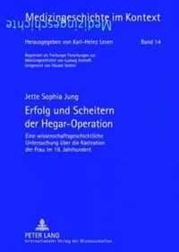 Erfolg und Scheitern der Hegar-Operation