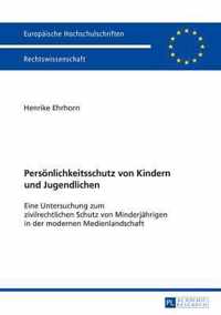 Persönlichkeitsschutz von Kindern und Jugendlichen