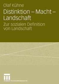 Distinktion - Macht - Landschaft