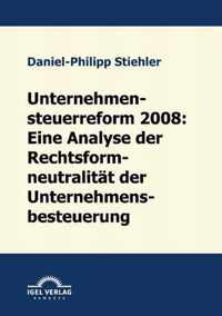 Unternehmenssteuerreform 2008