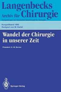 Wandel der Chirurgie in unserer Zeit