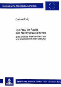 Die Frau Im Recht Des Nationalsozialismus