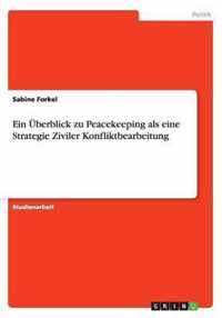 Ein UEberblick zu Peacekeeping als eine Strategie Ziviler Konfliktbearbeitung