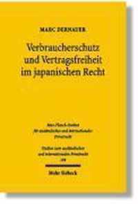 Verbraucherschutz und Vertragsfreiheit im japanischen Recht