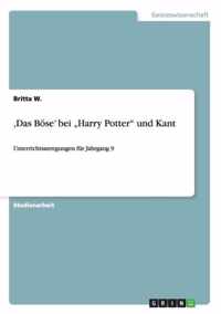 'Das Boese' bei  Harry Potter und Kant