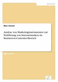 Analyse von Marketinginstrumenten zur Einfuhrung von Internetmarken im Business-to-Customer-Bereich