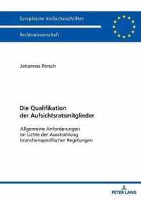 Die Qualifikation der Aufsichtsratsmitglieder