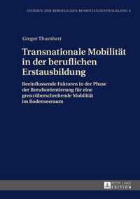 Transnationale Mobilität in der beruflichen Erstausbildung