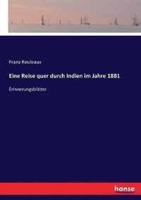 Eine Reise quer durch Indien im Jahre 1881