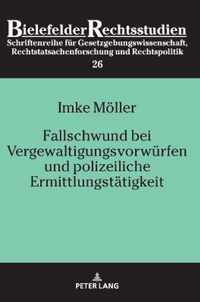 Fallschwund Bei Vergewaltigungsvorwuerfen Und Polizeiliche Ermittlungstaetigkeit