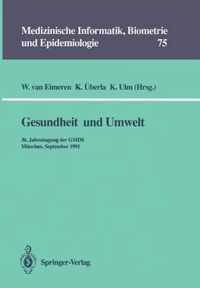 Gesundheit Und Umwelt: 36 Jahrestagung