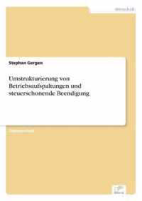 Umstrukturierung von Betriebsaufspaltungen und steuerschonende Beendigung