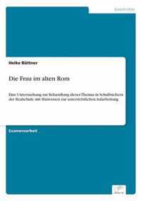 Die Frau im alten Rom