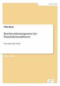 Beschwerdemanagement bei Pauschalreiseanbietern