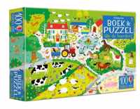 Op De Boerderij Boek & Puzzel