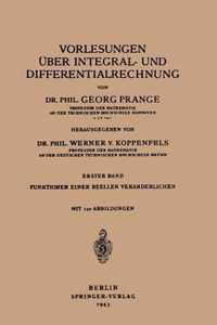 Vorlesungen A1/4ber Integral- Und Differentialrechnung