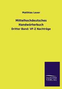 Mittelhochdeutsches Handworterbuch