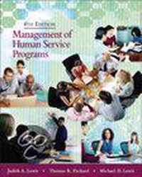Mgt Human Serv Prog 4E