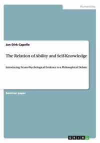 The Relation of Ability and Self-Knowledge