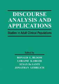Discourse Analysis and Applications