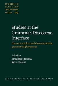 Studies at the Grammar-Discourse Interface