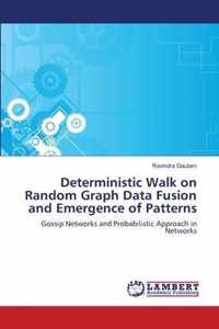 Deterministic Walk on Random Graph Data Fusion and Emergence of Patterns