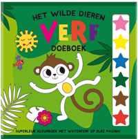 Het Wilde Dieren Verf Doeboek - (set van 4)