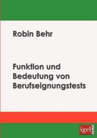 Funktion und Bedeutung von Berufseignungstests