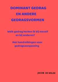 Dominant gedrag en andere gedragsvormen - Jacob de Wilde - Paperback (9789464187793)