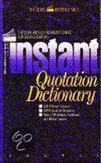 Instant Quotation Dictionary