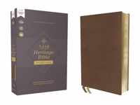 NASB, Heritage Bible, Passaggio Setting, Leathersoft, Brown, 1995 Text, Comfort Print