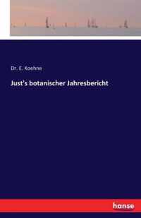 Just's botanischer Jahresbericht