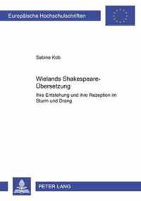 Wielands Shakespeare-Uebersetzung