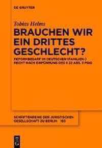 Brauchen wir ein drittes Geschlecht?