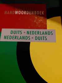 HANDWOORDENBOEK DUITS-NED/NED-DUITS