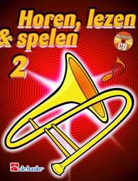 Horen Lezen & Spelen deel 2 voor Trombone (G-sleutel) (Boek met Cd)