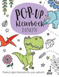 Pop-up kleurboek Dinos