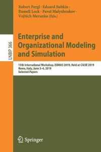 Enterprise and Organizational Modeling and Simulation