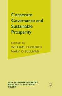 Corporate Governance and Sustainable Prosperity